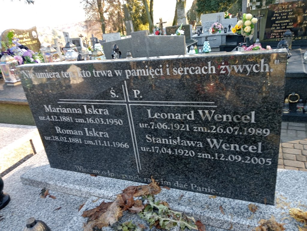 Leonard Wencel 1921 Sandomierz św.Pawła - Grobonet - Wyszukiwarka osób pochowanych