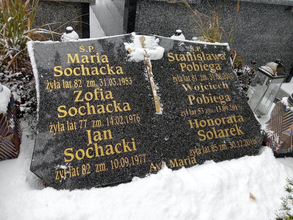 Zofia Sochacka Sandomierz św.Pawła - Grobonet - Wyszukiwarka osób pochowanych