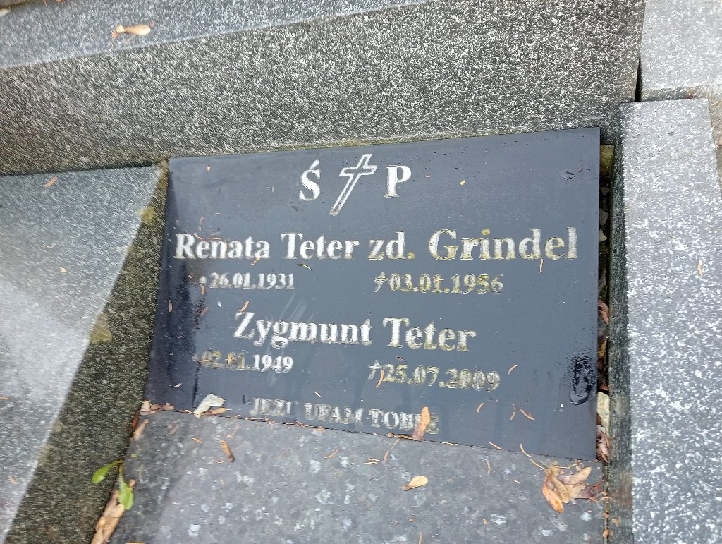 Jerzy Teter 1924 Sandomierz św.Pawła - Grobonet - Wyszukiwarka osób pochowanych