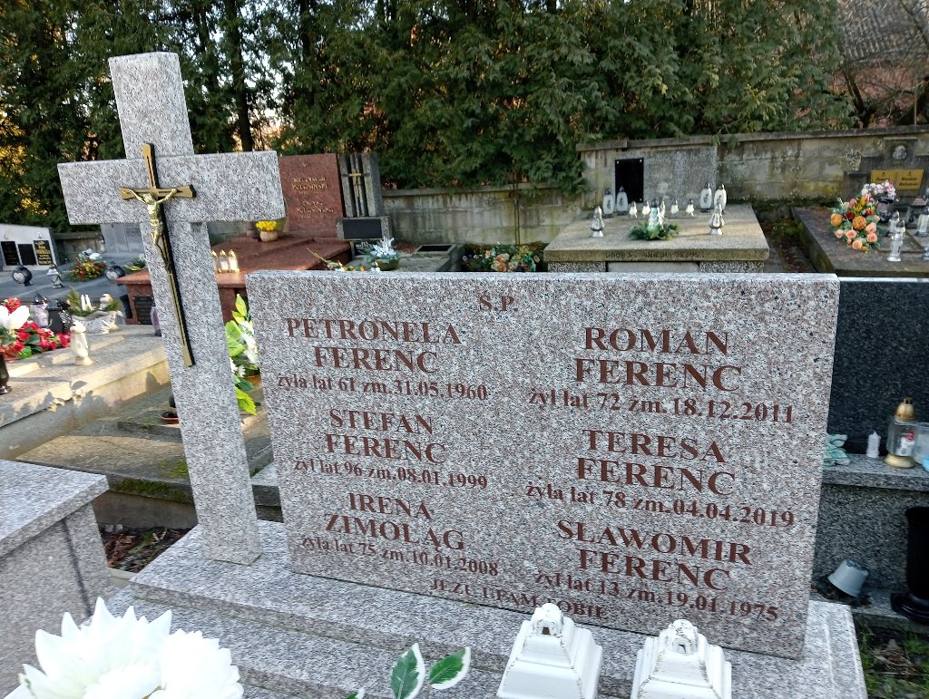 Roman Ferenc Sandomierz św.Pawła - Grobonet - Wyszukiwarka osób pochowanych